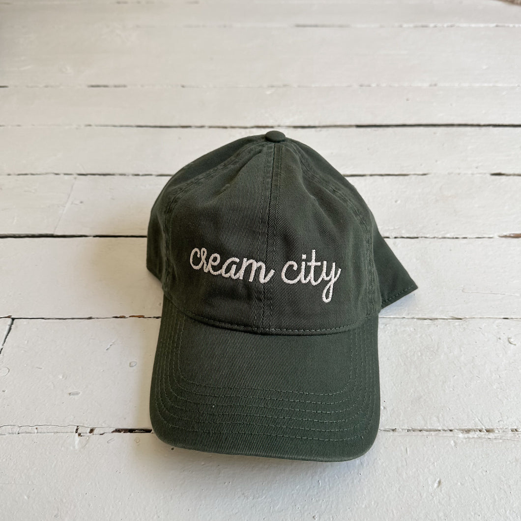 “Cream City / Milwaukee” Double Embroidered Cap