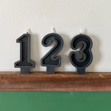 Load image into Gallery viewer, Number Birthday Candles - Matte Black
