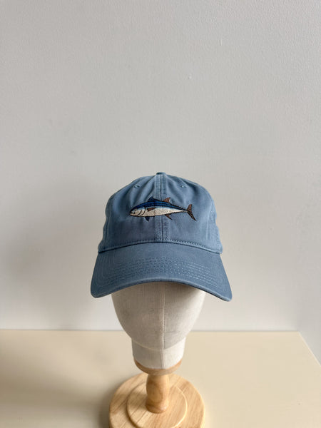 Atlantic Blue Fin Tuna Embroidered Cap - Lake Blue