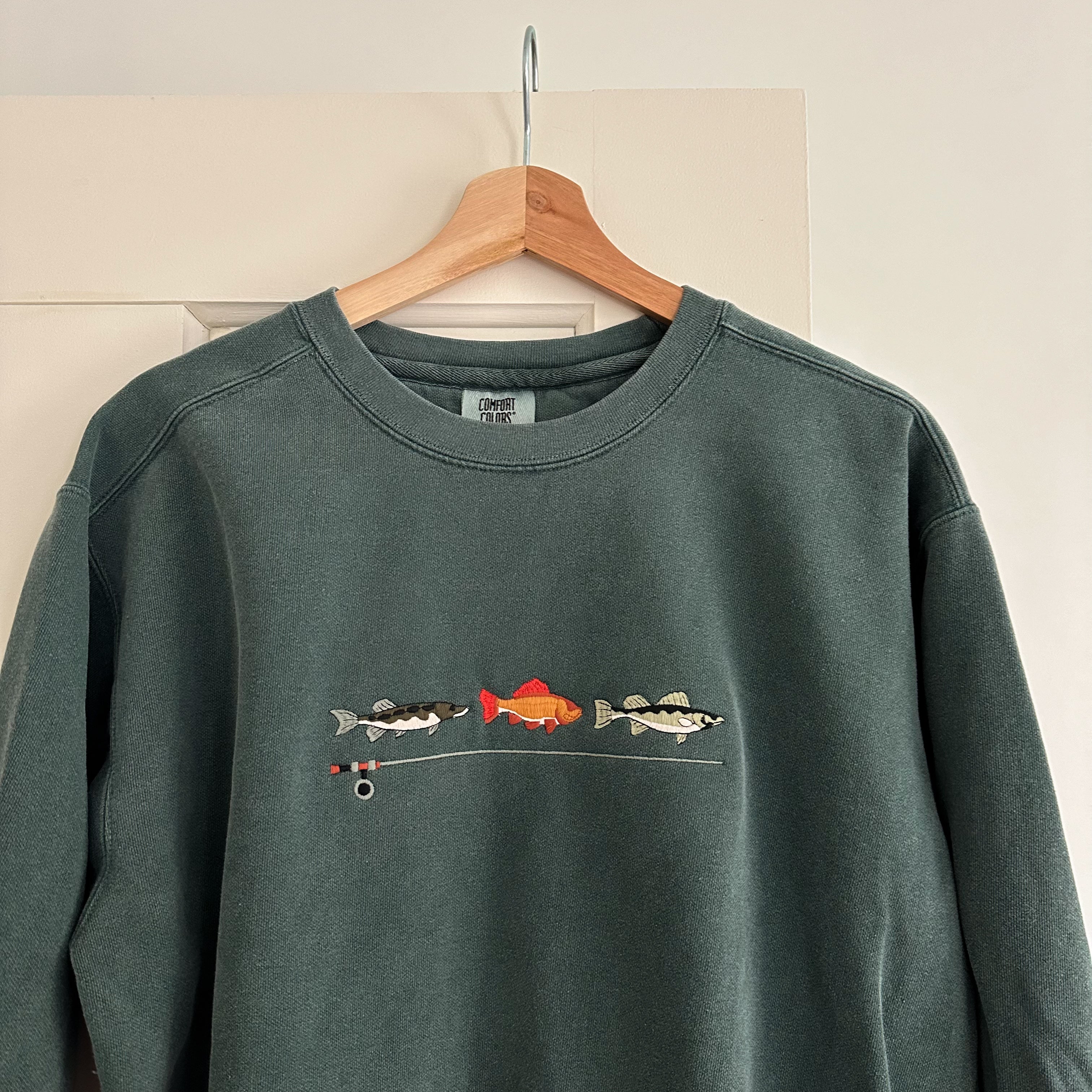 Gone Fishing” Adult Crew - Alpine – The Wild Ones Shop