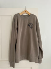 Load image into Gallery viewer, “Mean Musky” Embroidered Crew - Cement
