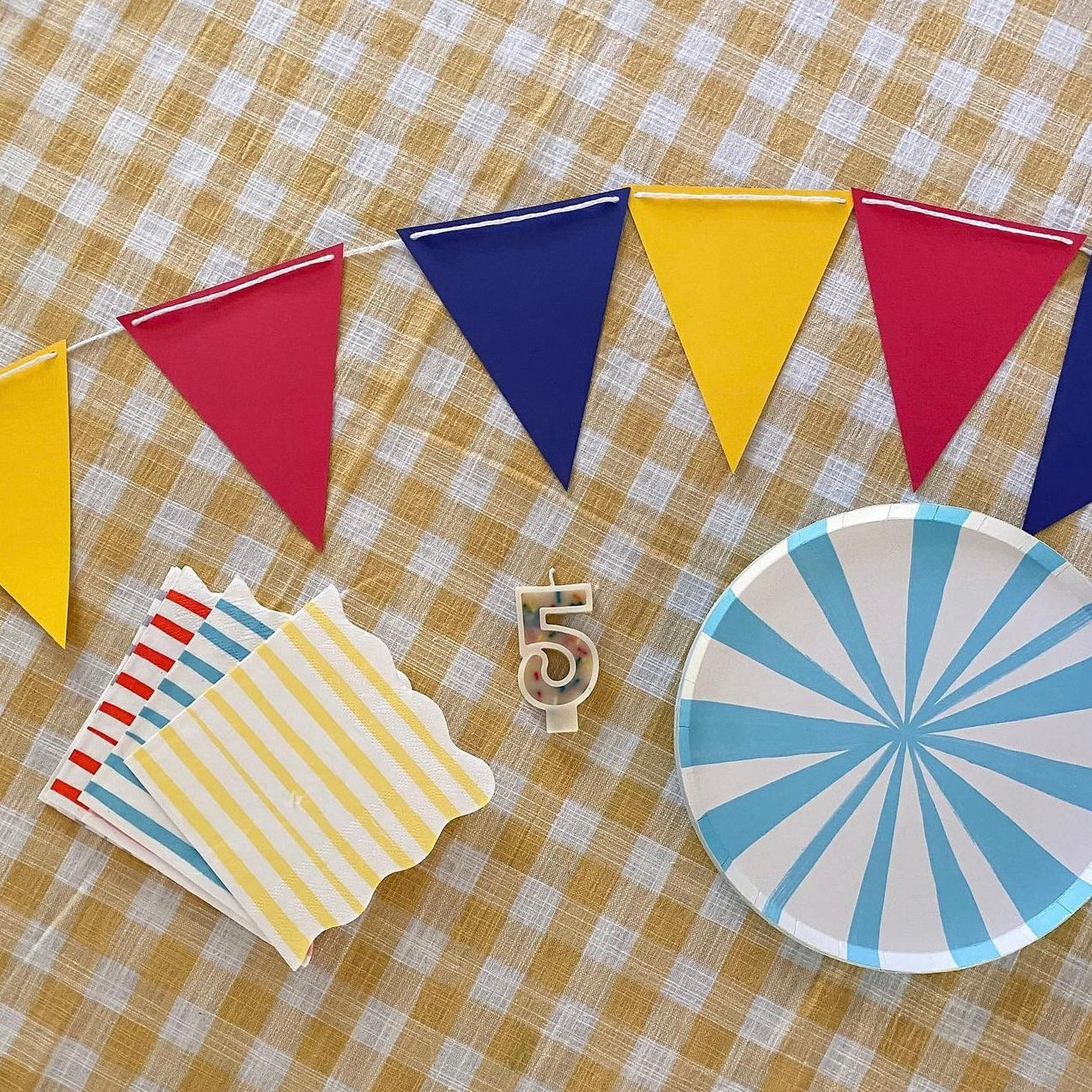 Number Birthday Candles - Frosting & Sprinkles (primary colors) – The ...