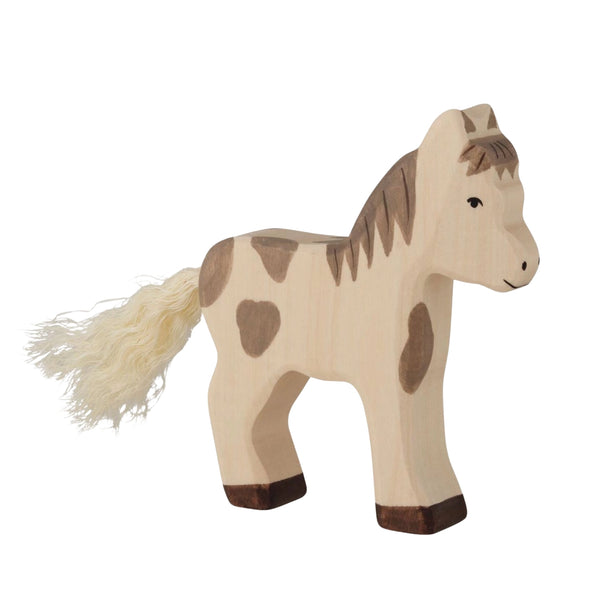 Small Dappled Foal Horse | Holztiger Wooden Toy