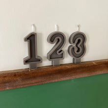Load image into Gallery viewer, Number Birthday Candles - Cement

