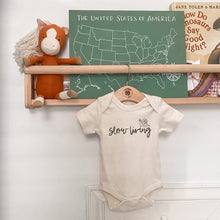 Load image into Gallery viewer, &quot;Slow Living” Onesie PRE-ORDER
