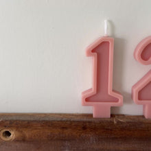 Load and play video in Gallery viewer, Number Birthday Candles - Dusty Pink
