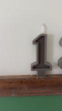 Load and play video in Gallery viewer, Number Birthday Candles - Cement
