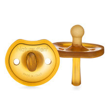 Load image into Gallery viewer, Natural Rubber Pacifier (Butterfly Shape, Rounded Nipple)
