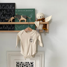 Load image into Gallery viewer, &quot;Skeleton Peace&quot; Embroidered Onesie
