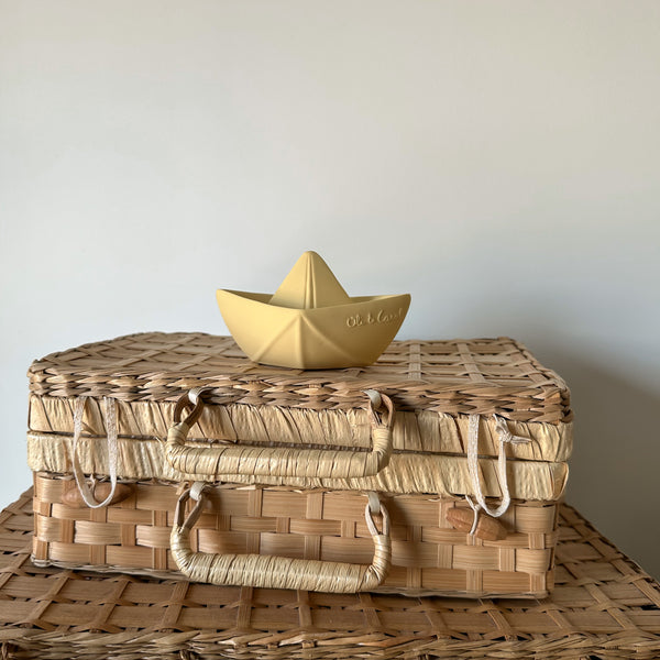 Rubber Origami Boat - Vanilla